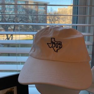 Texas White Ballcap